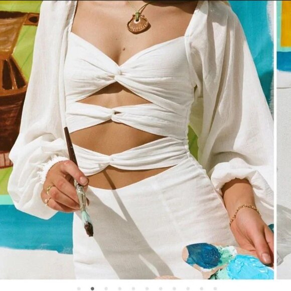 SABO SKIRT ACE MIDI DRESS SIZE MEDIUM PRELOVED - Picture 3 of 5